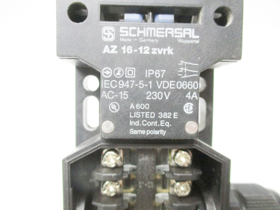 SCHMERSAL AZ16-12ZVRK UNMP