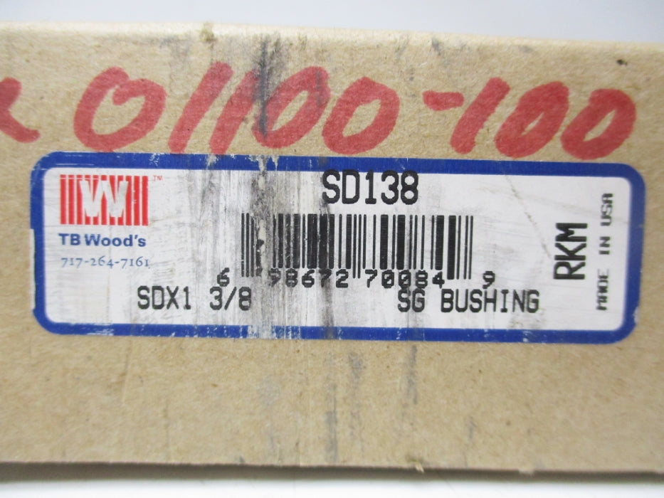 TB WOODS SD138 SDX1-3/8 NSMP