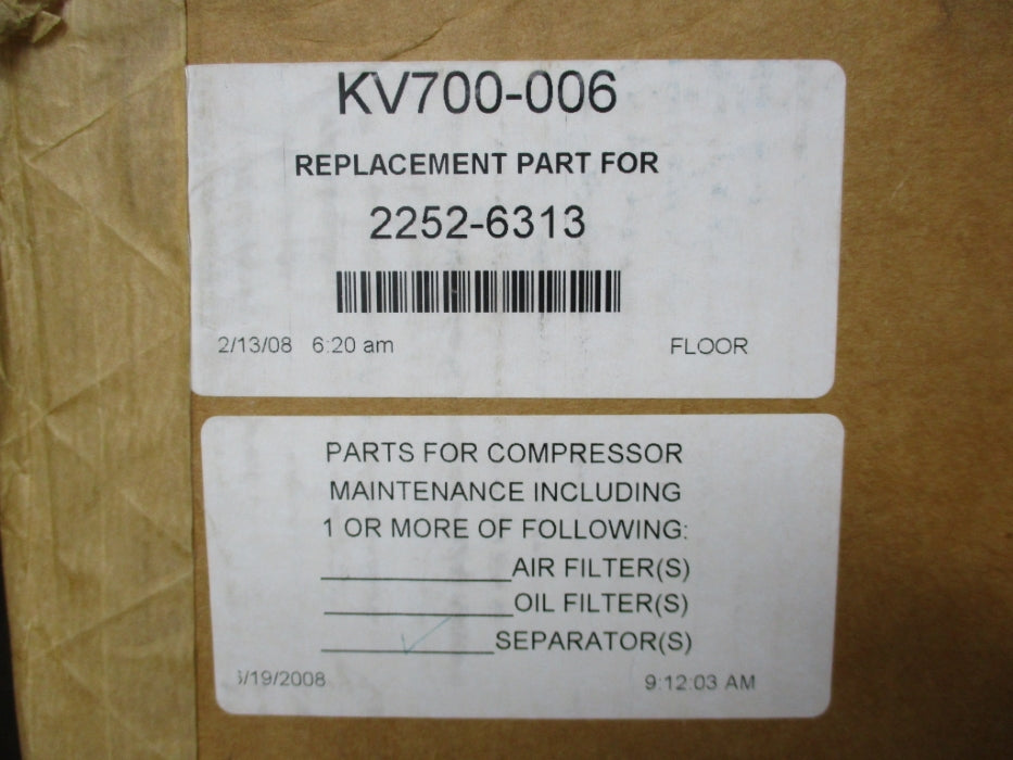 INDUSTRIAL MRO KV700-006 NSMP