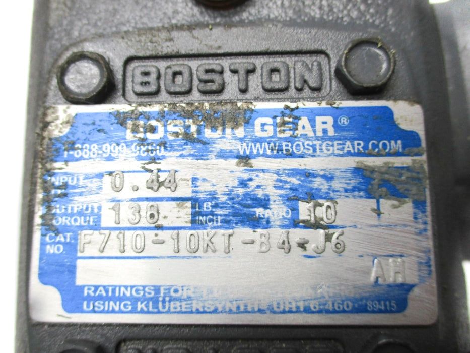 BOSTON GEAR F710-10KT-B4-J6 (AS PICTURED) NSNP
