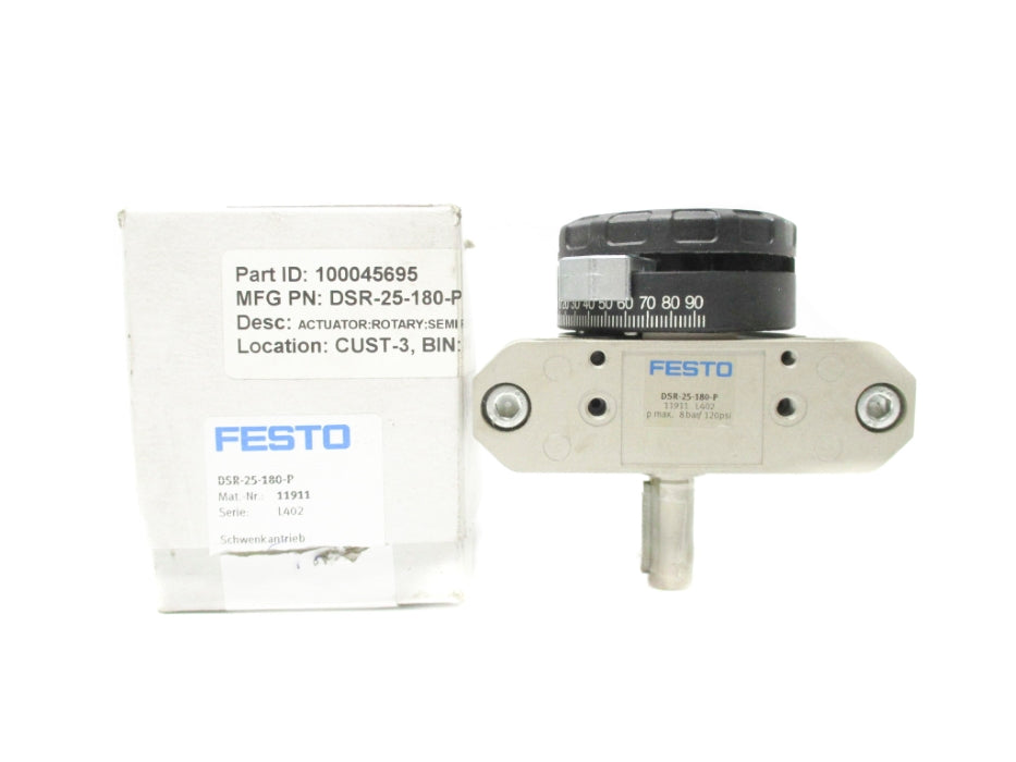 FESTO DSR-25-180-P 11911 120PSI NSMP