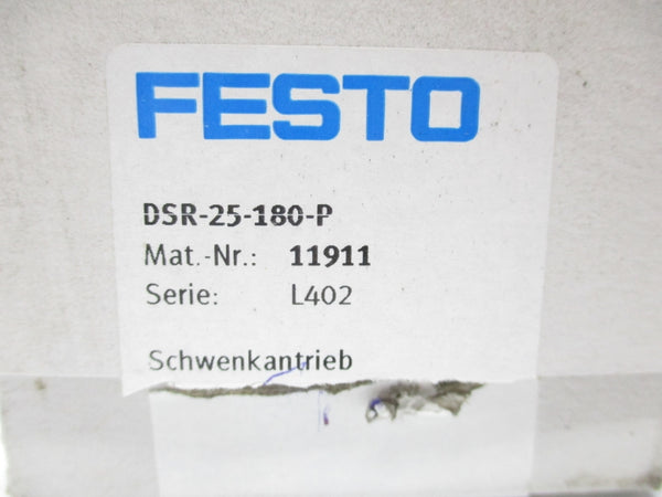 FESTO DSR-25-180-P 11911 120PSI NSMP