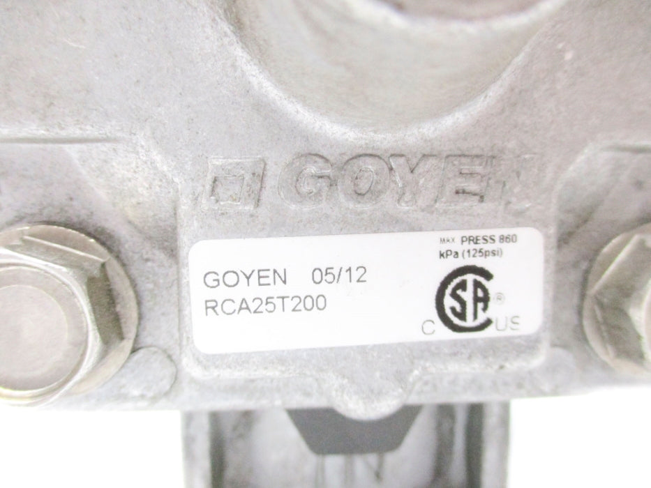 GOYEN RCA25T200 125PSI NSNP