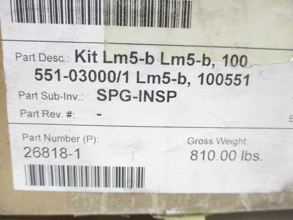 BARRY CONTROLS LM5-B 26818-1 NSMP