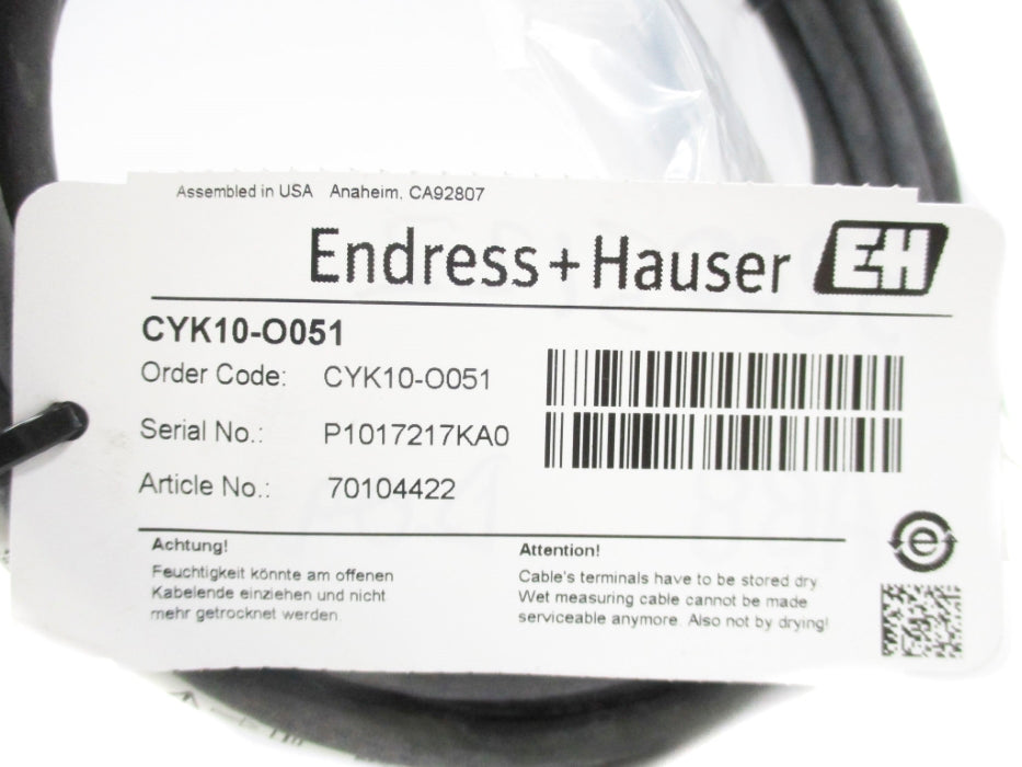 ENDRESS+HAUSER CYK10-O051 NSNP