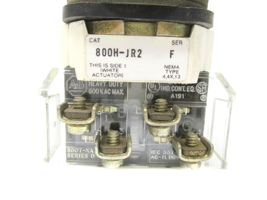 ALLEN BRADLEY 800H-JR2 SER. F NSNP