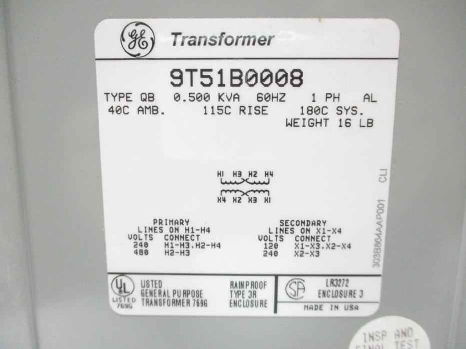 GENERAL ELECTRIC 9T51B0008 NSNP