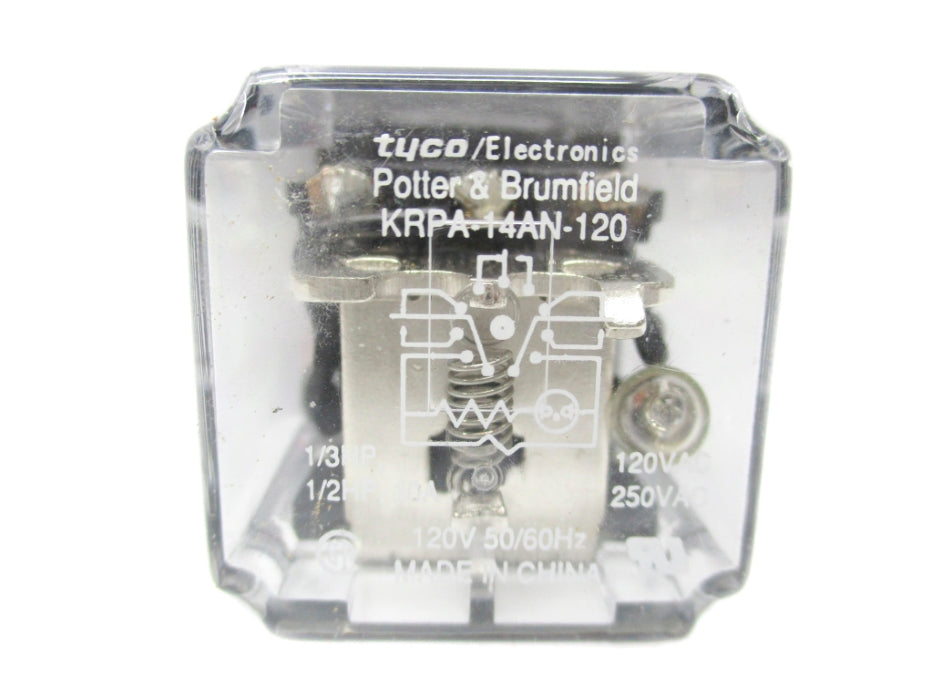 TYCO ELECTRONICS KRPA-14AN-120 120/250V 10A NSNP