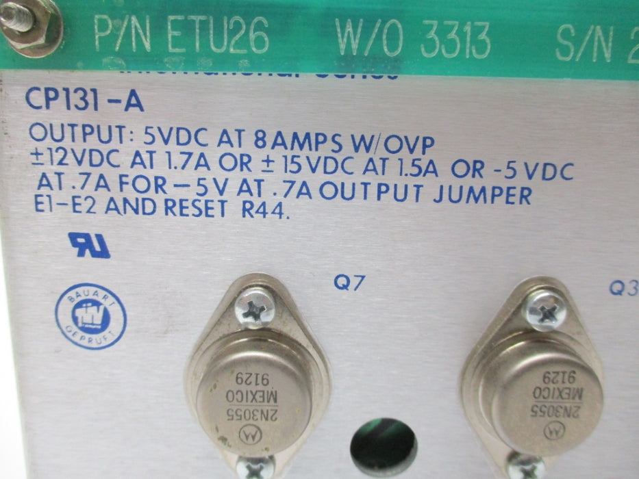 GENERAL ELECTRIC CP131-A UNMP
