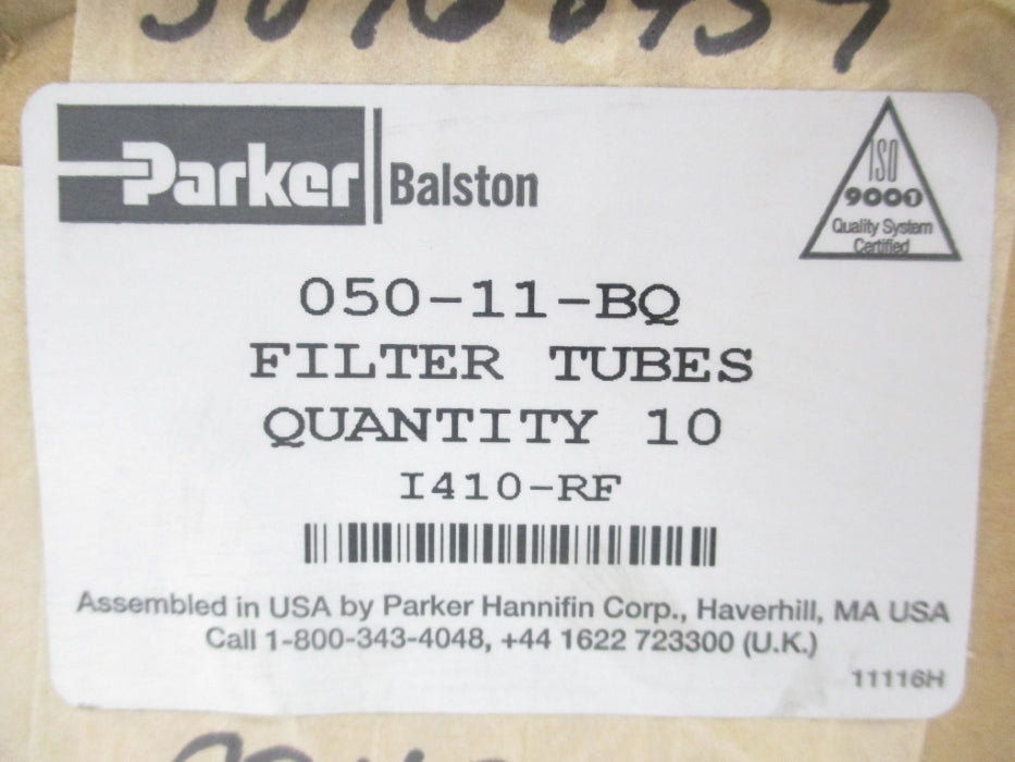 PARKER 050-11-BQ (PKG OF 10) NSFS
