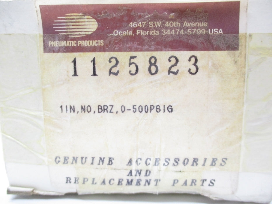 PNEUMATIC PRODUCTS 1125823 0-5000PSIG NSMP