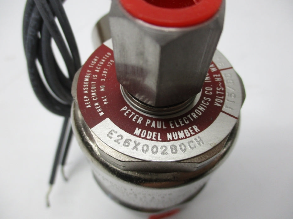 PETER PAUL E26X00280CH 115VDC 400PSI NSNP