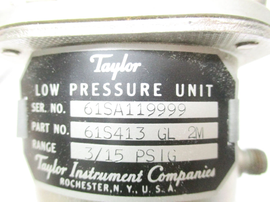 TAYLOR INSTRUMENT 61SA119999 3-15PSIG NSMP