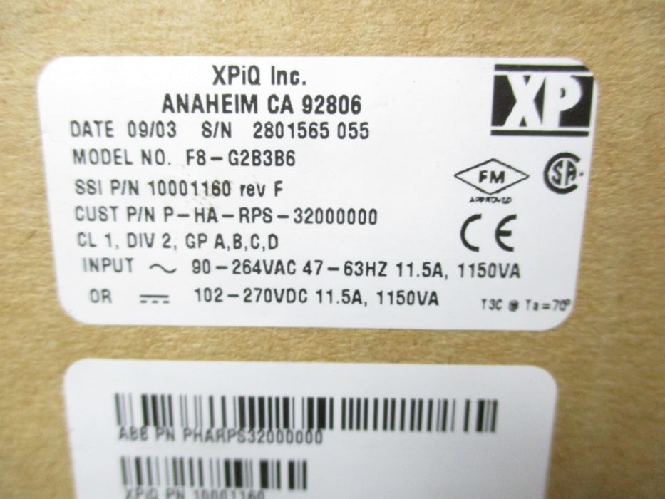 ABB PHARPS32000000 F8-G2B3B6 NSMP