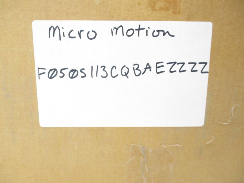 MICRO MOTION F050S113CQBAEZZZZ NSMP