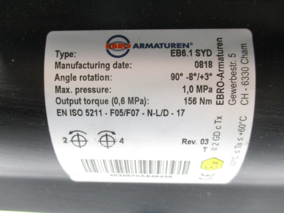 EBRO EB6.1SYD W/ SBU-M203-K211-M01 NSNP