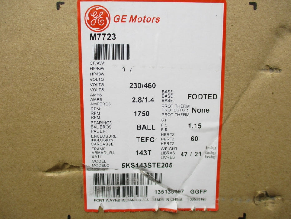 GENERAL ELECTRIC M7723 5KS143STE205 NSMP