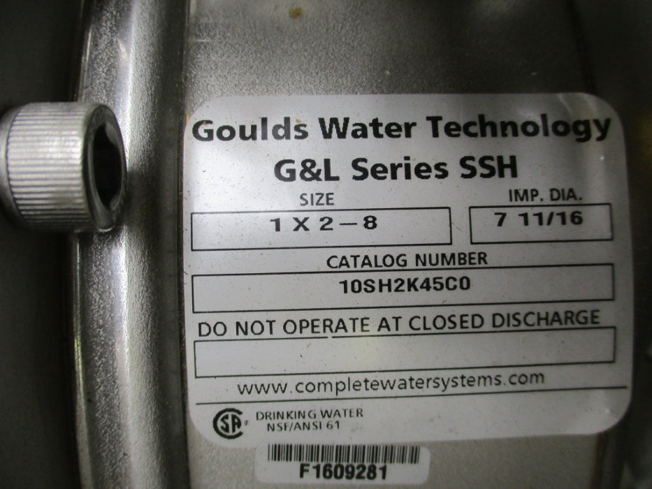 GOULDS 10SH2K45C0 NSMP