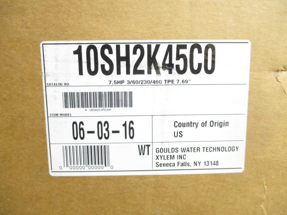 GOULDS 10SH2K45C0 NSMP