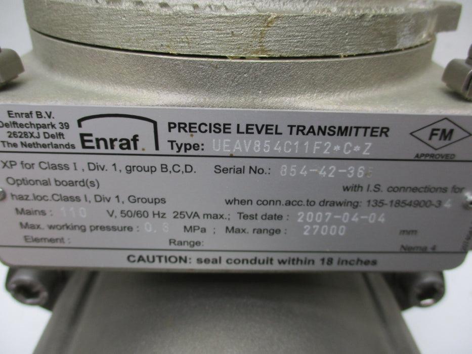 ENRAF UEAV854C11F2*C*Z NSNP