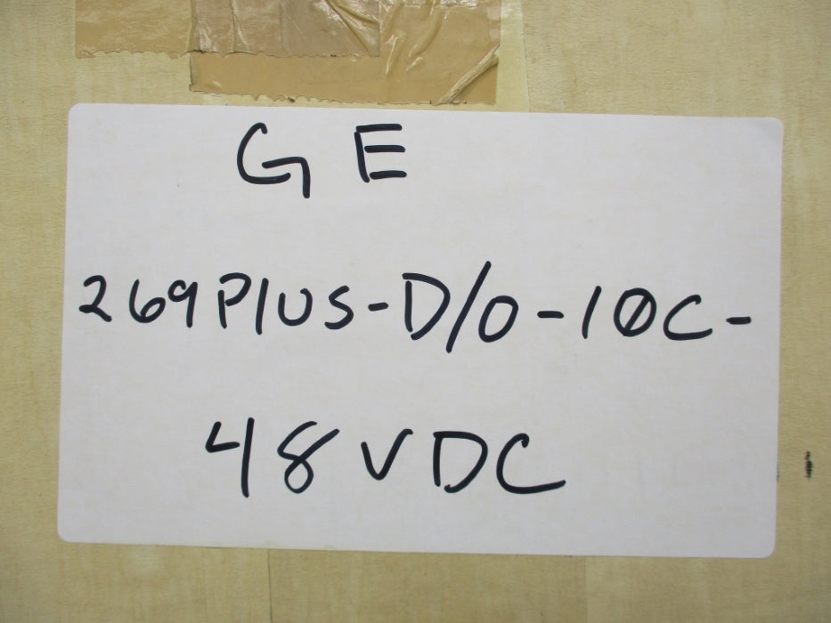 GENERAL ELECTRIC 269PLUSE-D/O-10C-48VDC NSMP