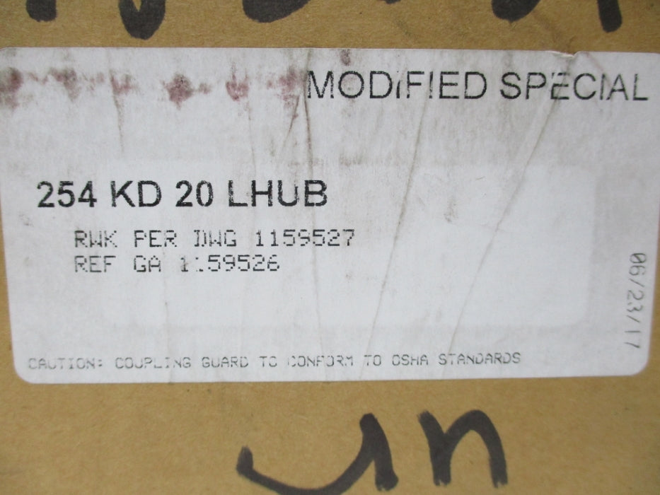 KOP-FLEX 254KD20LHUB NSMP