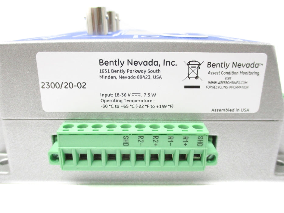 BENTLY NEVADA 2300/20-02 NSMP