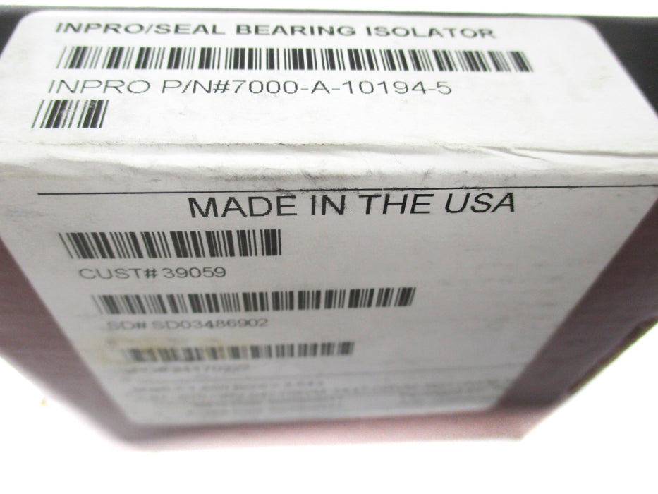 INPRO/SEAL 7000-A-10194-5 NSFS