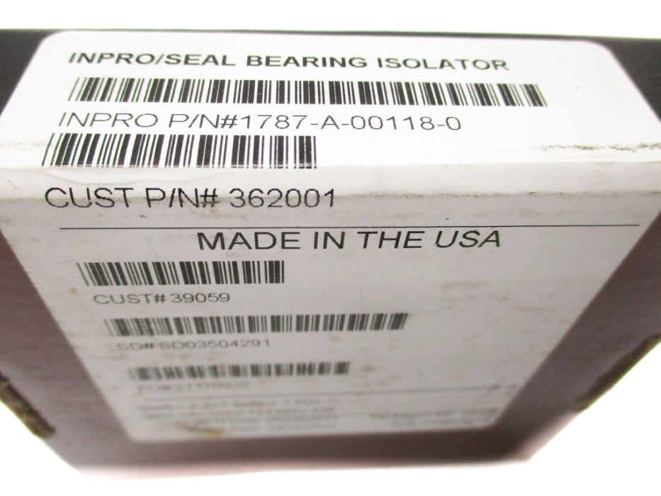 INPRO/SEAL 1787-A-00118-0 NSFS