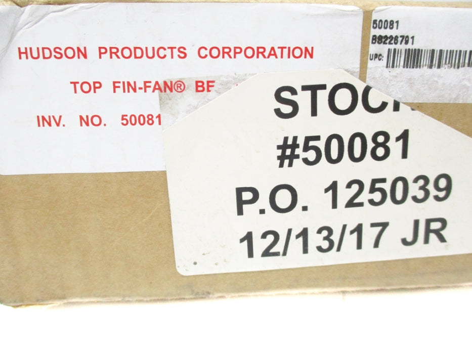 HUDSON PRODUCTS CORPORATION 50081 NSMP