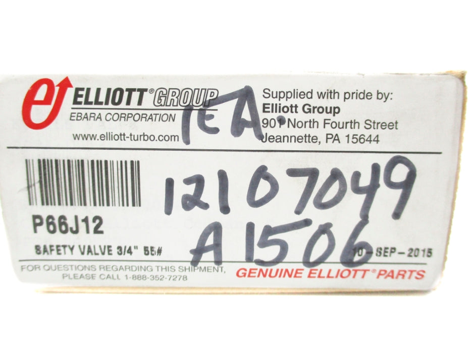 ELLIOTT GROUP P66J12 0001-D01-LC 55PSIG NSMP