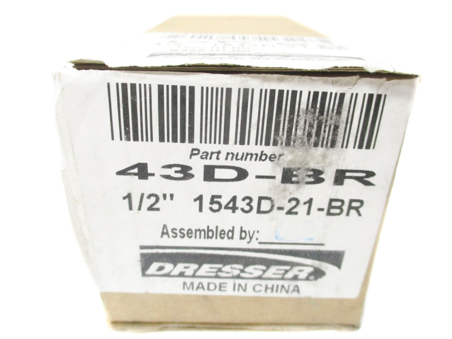 DRESSER 1543D-21-BR 43D-BR NSMP