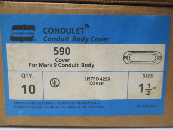 CROUSE HINDS 590 (PKG OF 10) NSMP