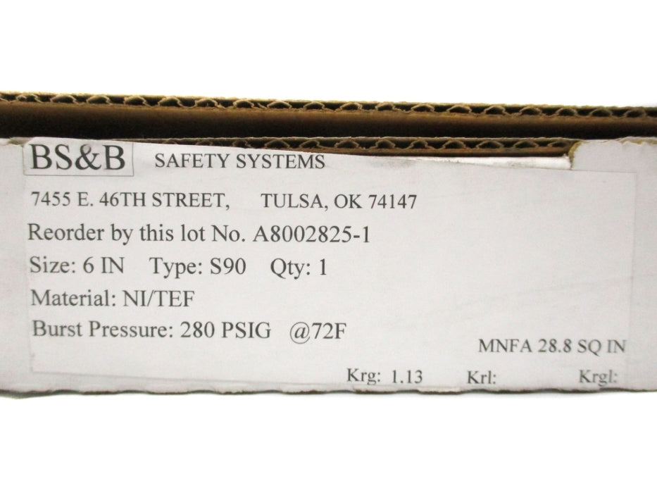 BS&B S90-6 280PSIG NSMP