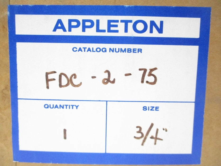 APPLETON FDC-2-75 NSFS