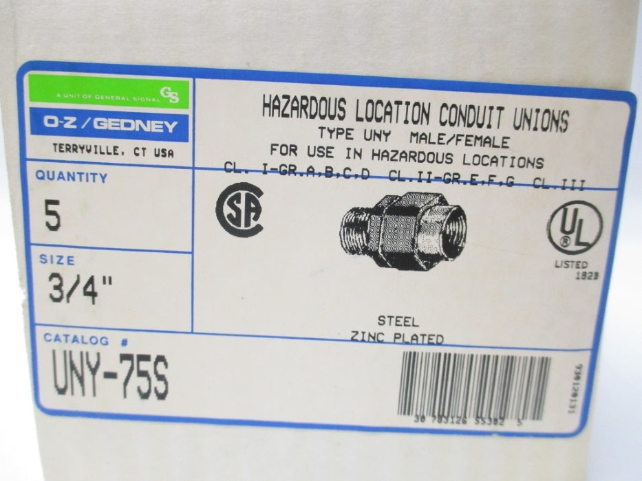 GENERAL SIGNAL UNY-75S (PKG OF 25) NSMP
