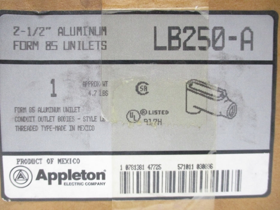 APPLETON LB250-A NSMP