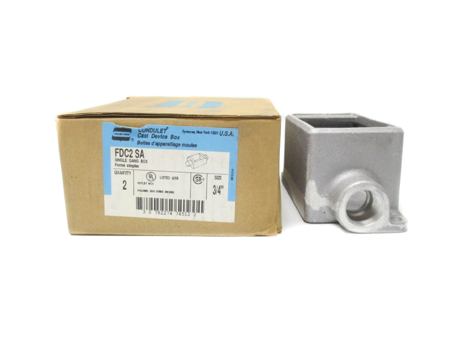 CROUSE HINDS FDC2SA (PKG OF 2) NSMP