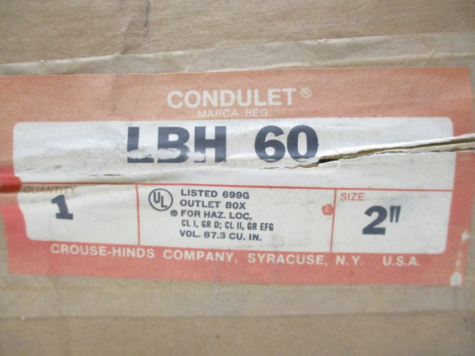 CROUSE HINDS LBH60 NSFS