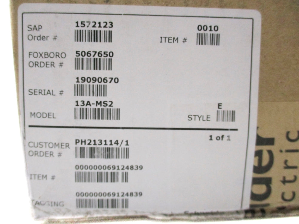 SCHNEIDER ELECTRIC 13A-MS2 NSFS