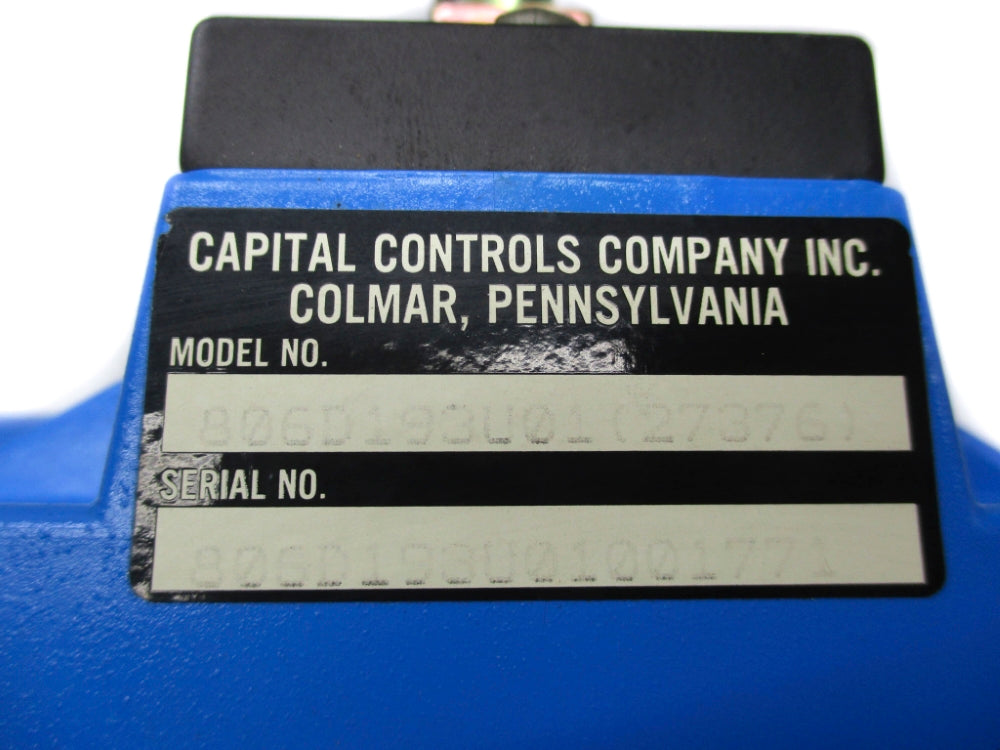 CAPITAL CONTROLS 806D193U01 UNMP