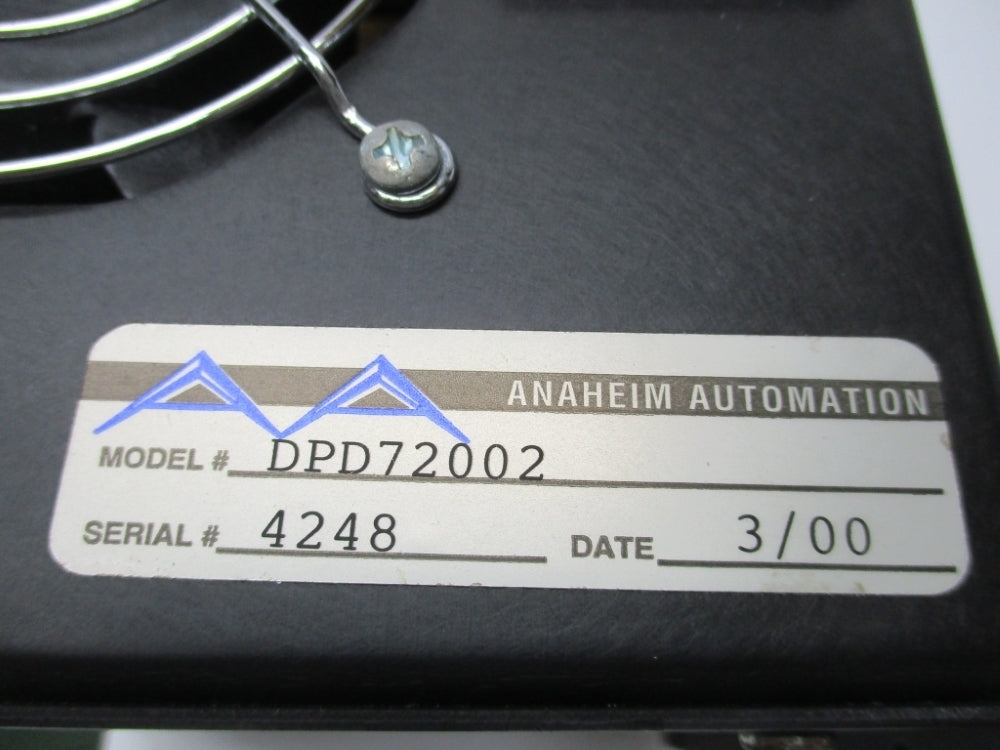 ANAHEIM AUTOMATION DPD72002 REMAN