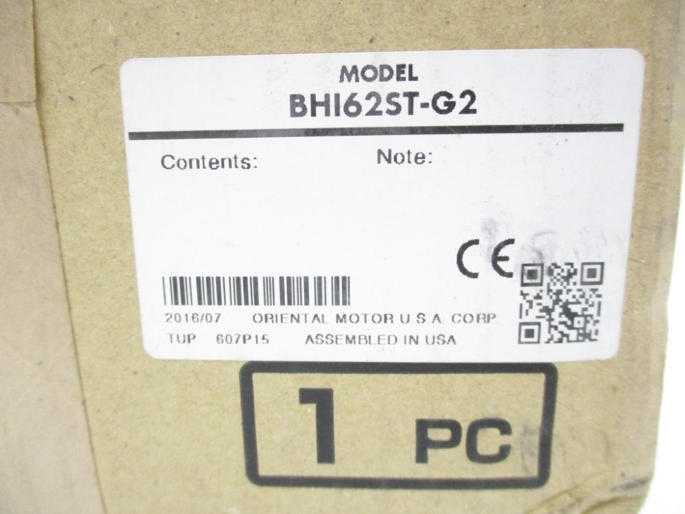 ORIENTAL MOTOR BHI62ST-G2 NSMP