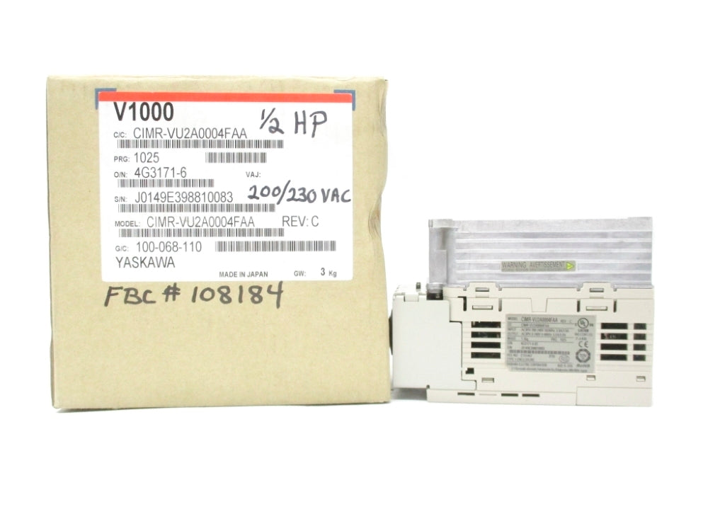 YASKAWA CIMR-VU2A0004FAA NSMP