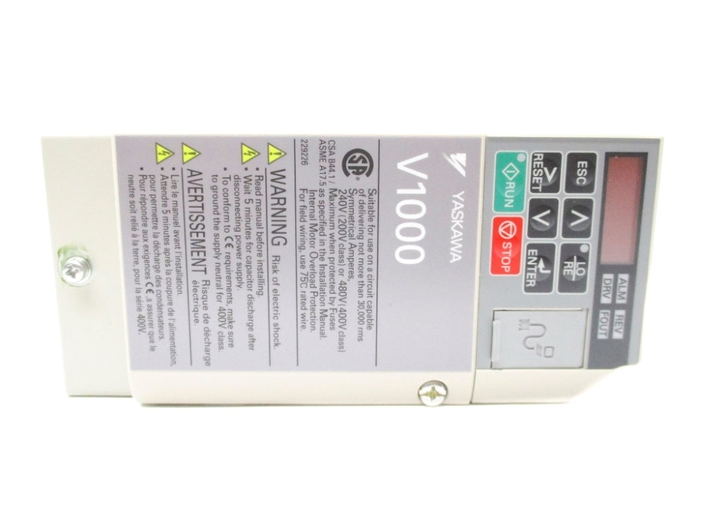 YASKAWA CIMR-VU2A0004FAA NSMP