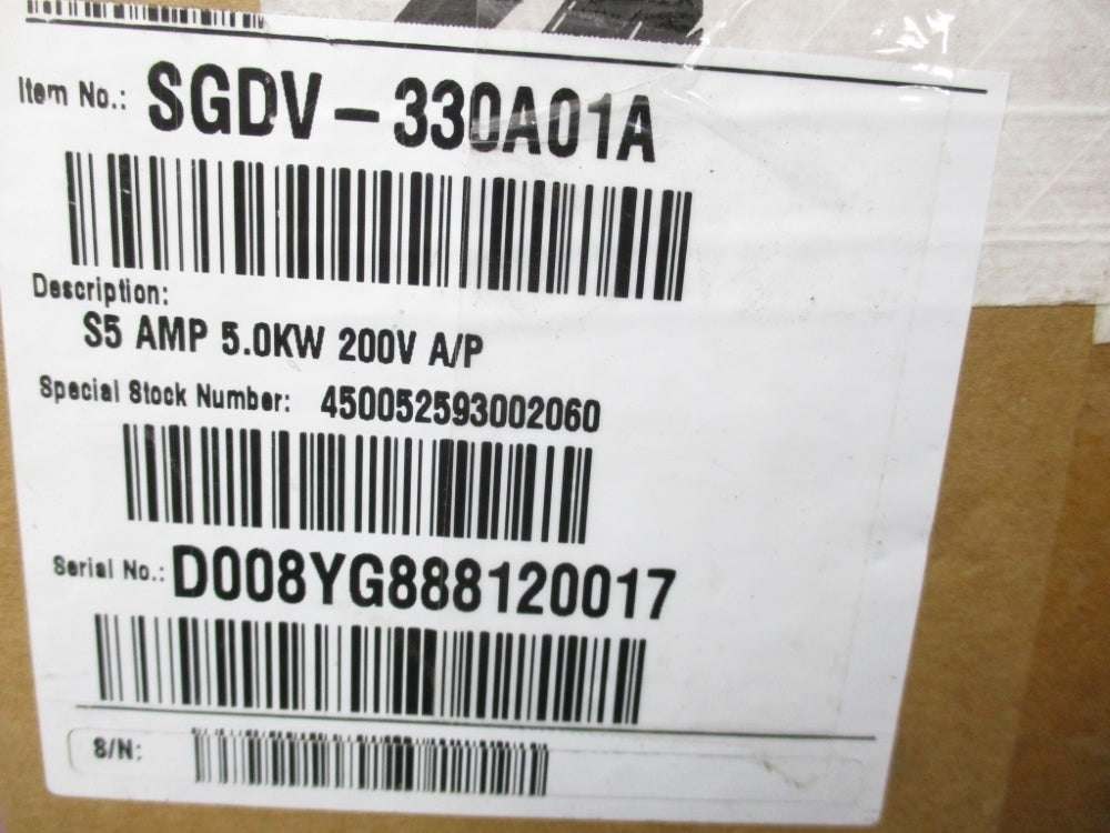 YASKAWA SGDV-330A01A NSMP