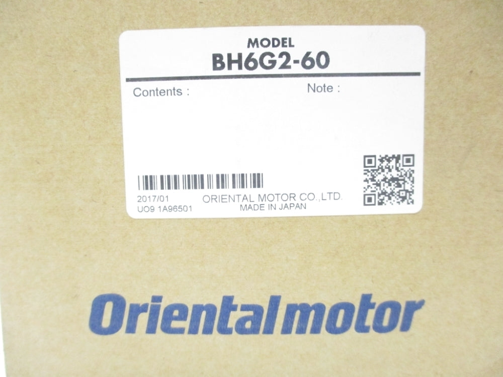 ORIENTAL MOTOR BH6G2-60 NSMP
