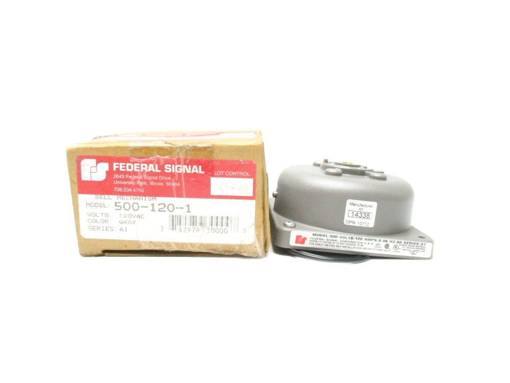 INDUSTRIAL SPARE PART 500-120-1 SER. A1 120VAC 0.08A NSMP