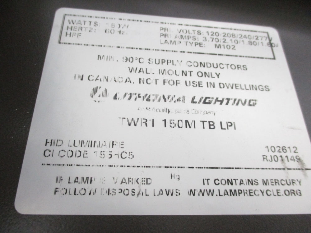 LITHONIA LIGHTING TWR1150M-TB-LPI NSMP