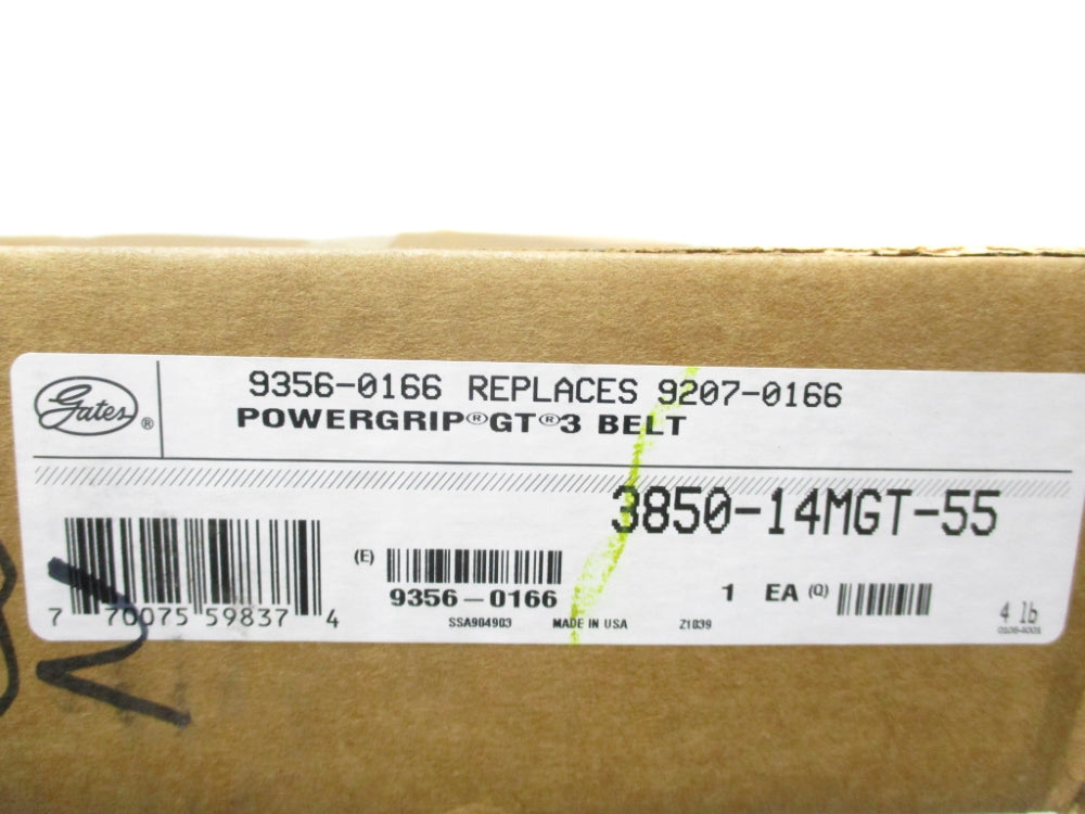 GATES 9356-0166 3850-14MGT-55 NSFS